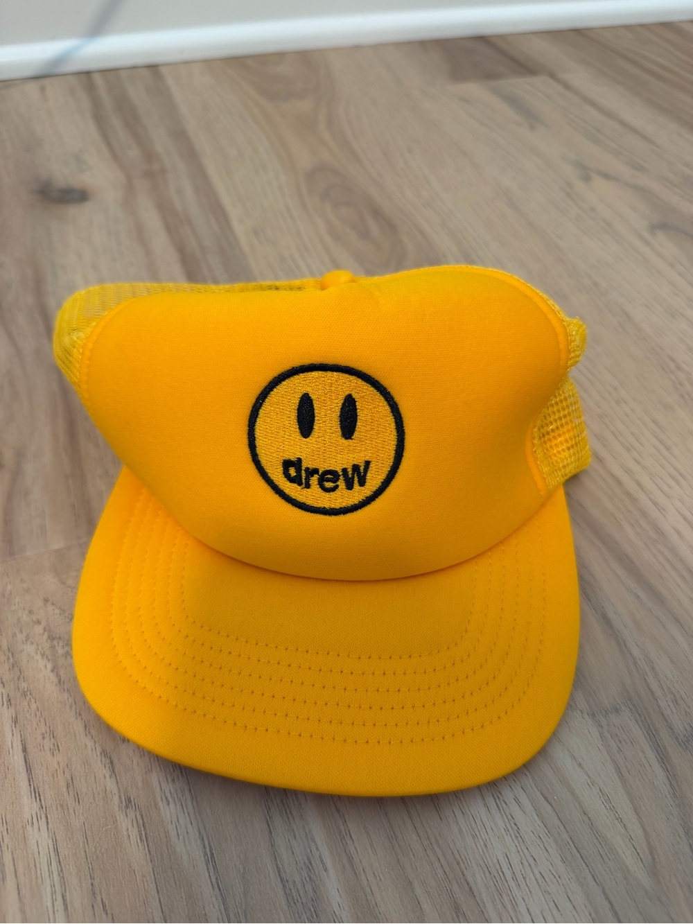 Drew Yellow Smiley Trucker Hat